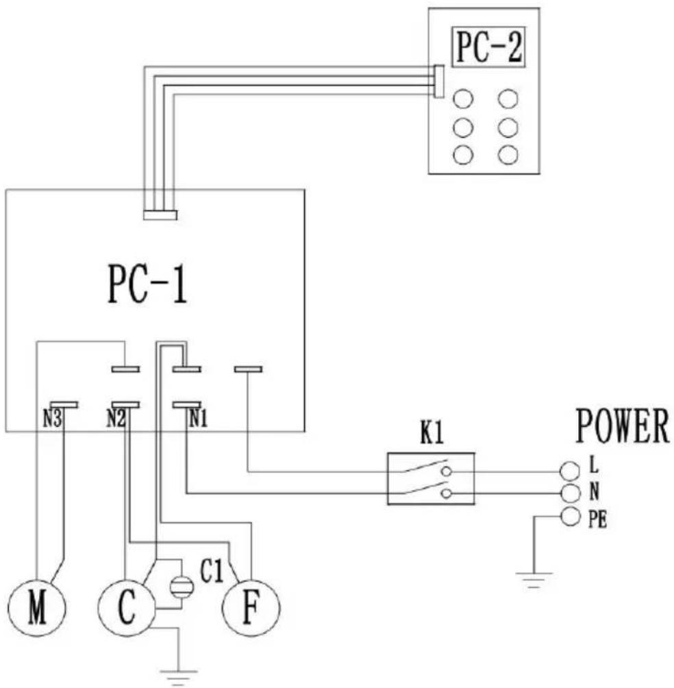 Vevor BQL-128YH - Schema elettrico - 1