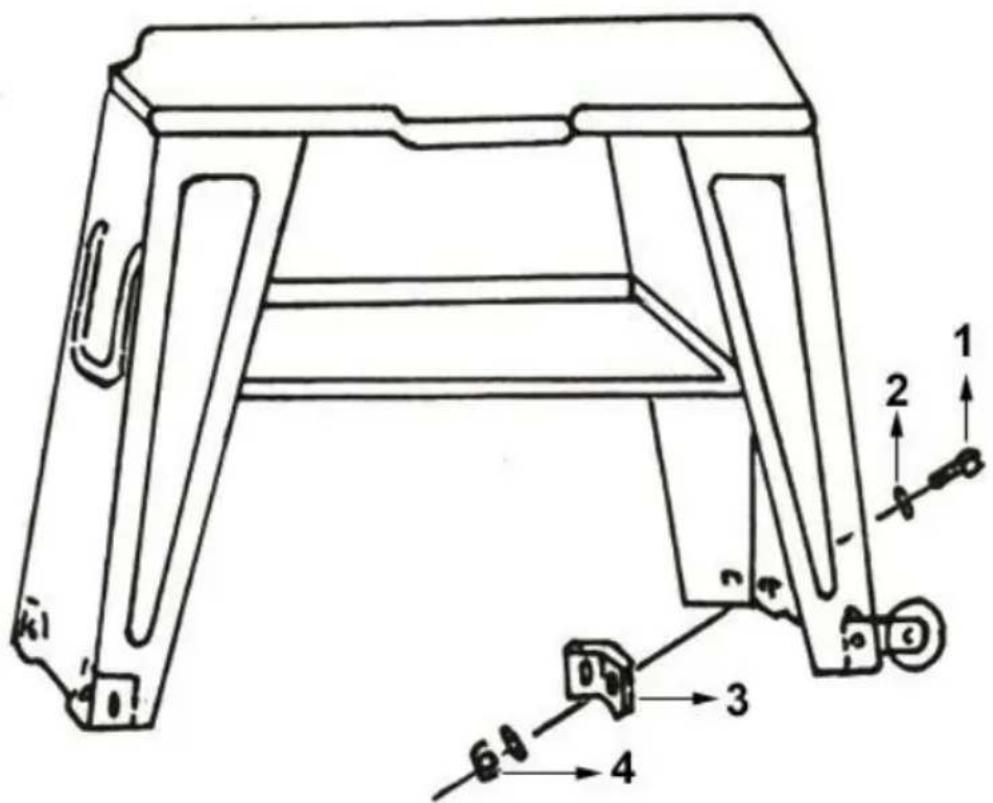 Vevor BS-115 - Pasos para el montaje: - 2