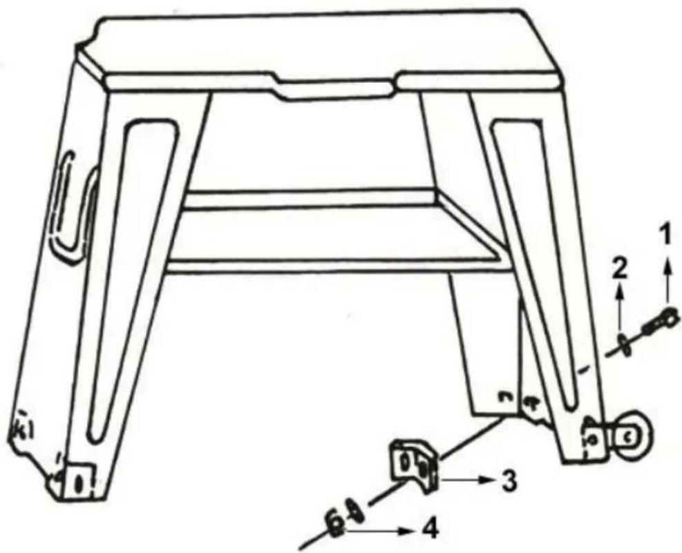 Vevor BS-115 - Steps for assembling: - 2