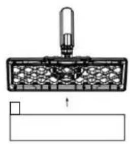 Vevor CB-101A - ⑥ Floor brush and carpet glider - 2