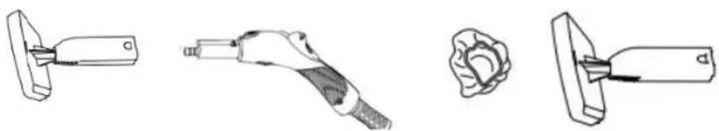 Vevor CB-101A - ④ Ironing brush and ironing towel - 1