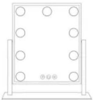 Vevor CQ5545 - KOMMASKYDDSPEGEL - 1