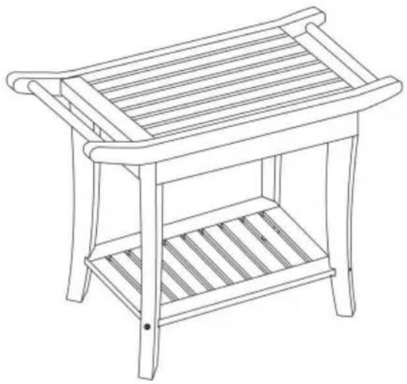 Vevor B3502 - Duschhocker - 1