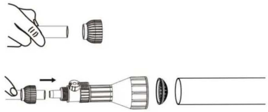 Vevor ASC-75 - Slangaansluiting: - 1