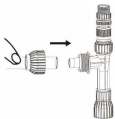 Vevor ASC-75 - Hose connection: - 2