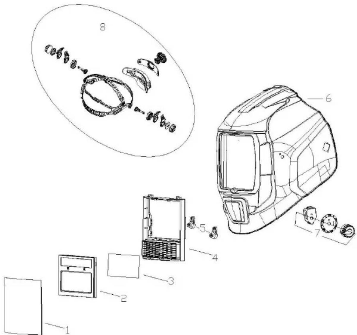 Vevor BY433E - REPLACEMENT PARTS - 2