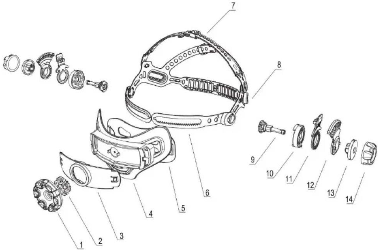 Vevor BY433E - REPLACEMENT PARTS - 1