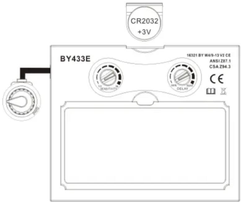 Vevor BY433E - REPLACING THE BATTERY - 1