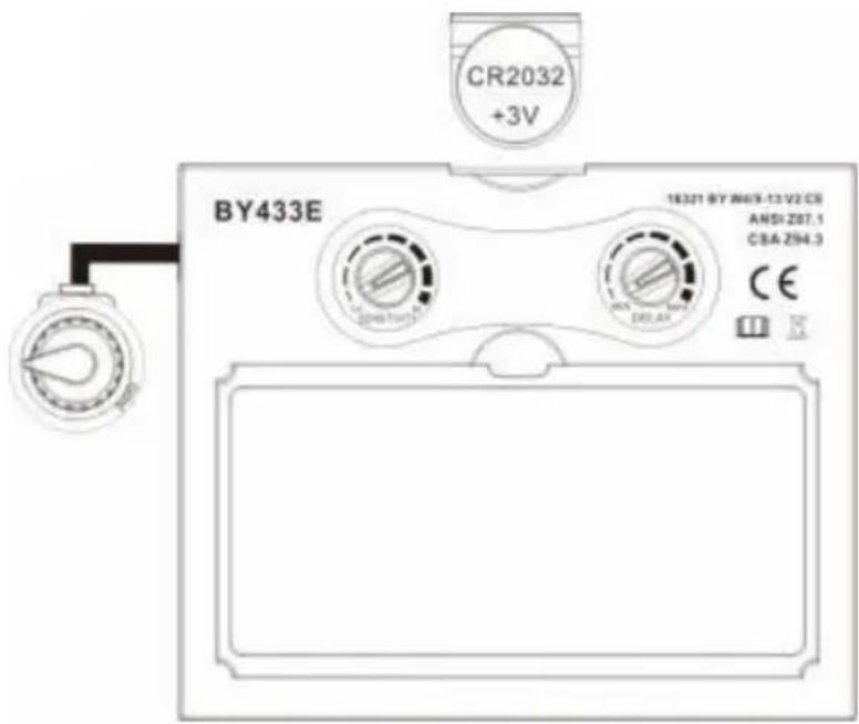 Vevor BY433E - BYTE AV BATTERI - 1