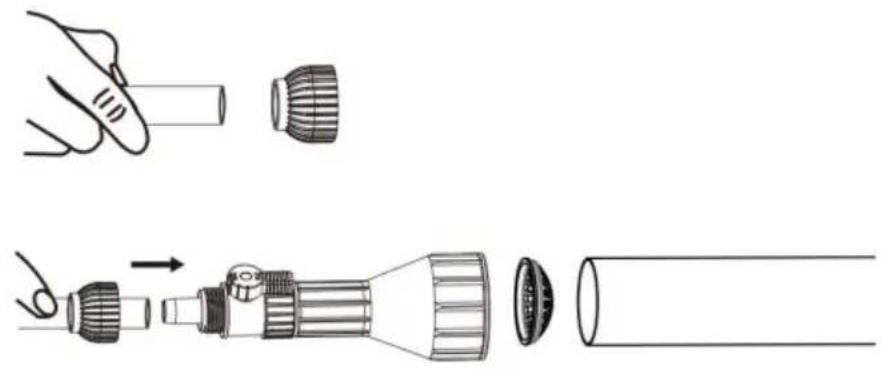 Vevor ASC-90 - Slangaansluiting: - 1