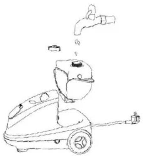 Vevor CB-108A - Fill the water - 1