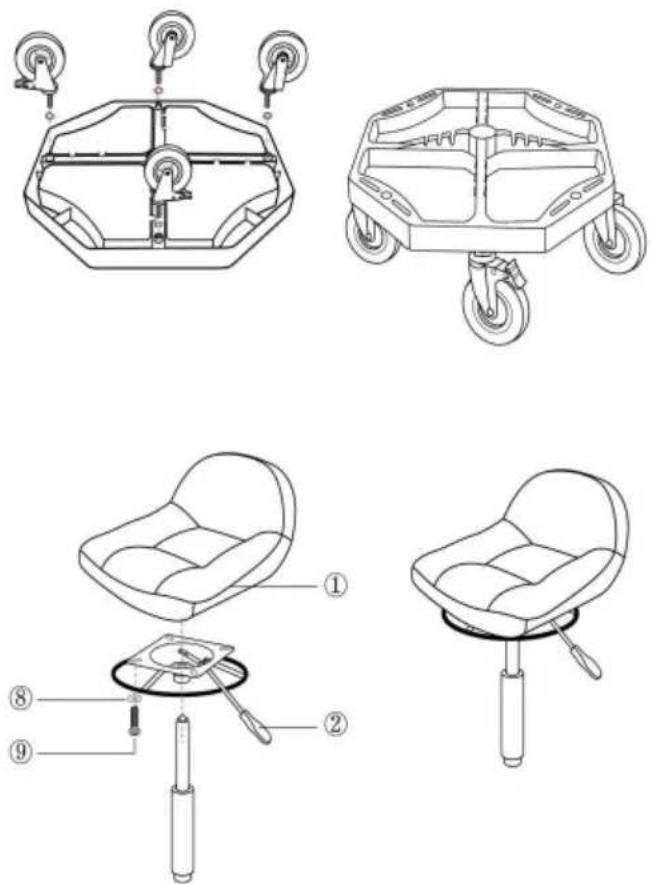 Vevor BLC9038 - Included Hardware List - 1