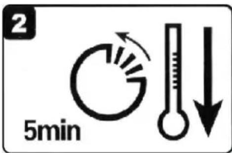 Vevor DSH-D1 - Switching off - 2