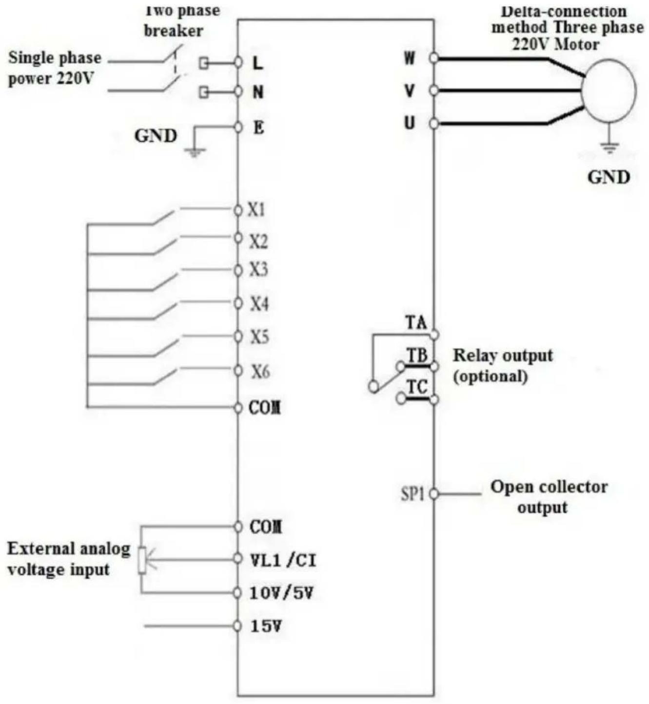 Vevor AT1-4000X - Single-phase input three-phase output - 1