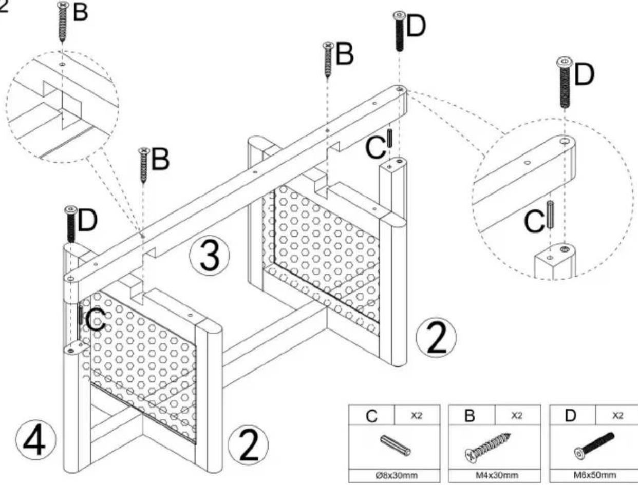 Vevor CT-SR-01 - ASSEMBLY STEPS - 4
