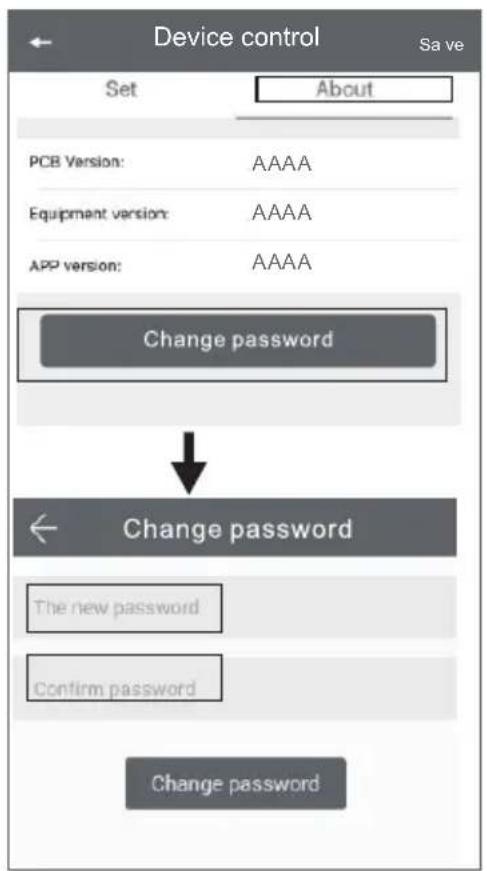 Vevor A316 - AMEND PASSWORD - 1