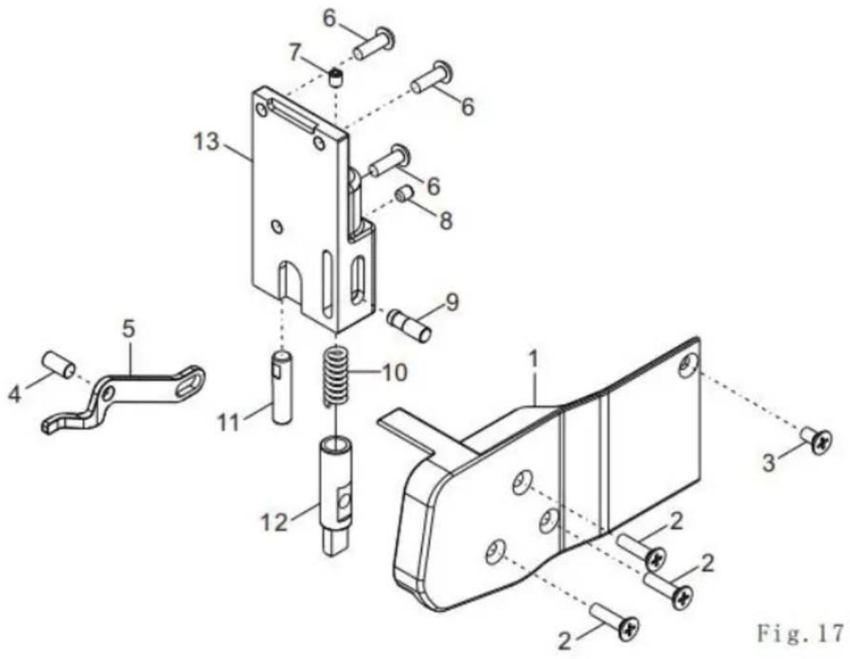 Vevor DS-19 - strap width setting - 2