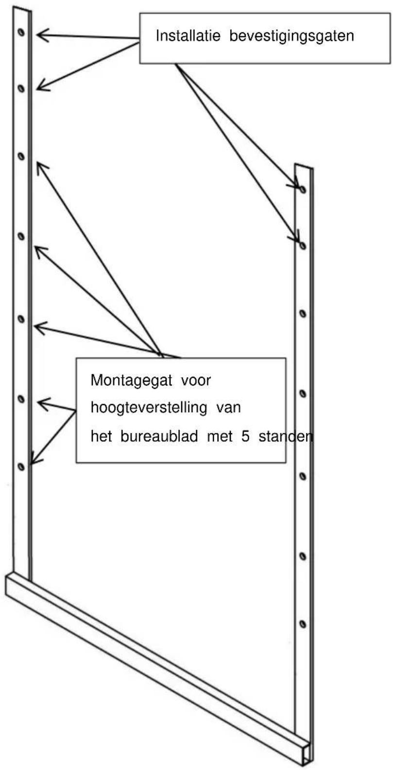 Vevor DL-BC02 - MONTAGESTAP - 1