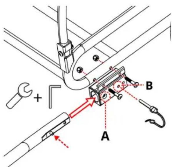 Vevor DT815 - Installation de la barre de remorquage - 1
