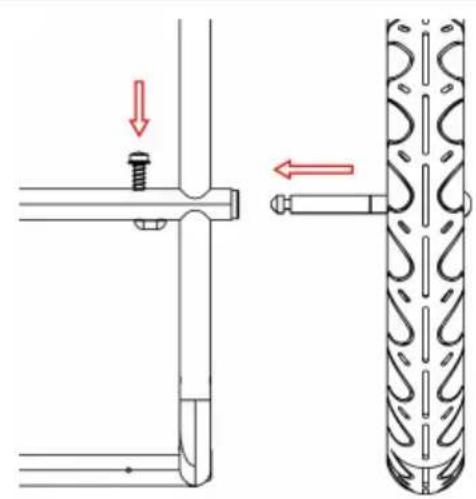 Vevor DT815 - Colocar las ruedas - 2