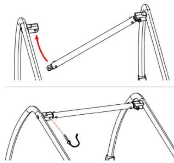 Vevor DT815 - Het hoofdframe openen - 1