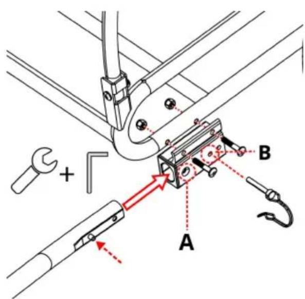 Vevor DT815 - Installazione della barra di traino - 1