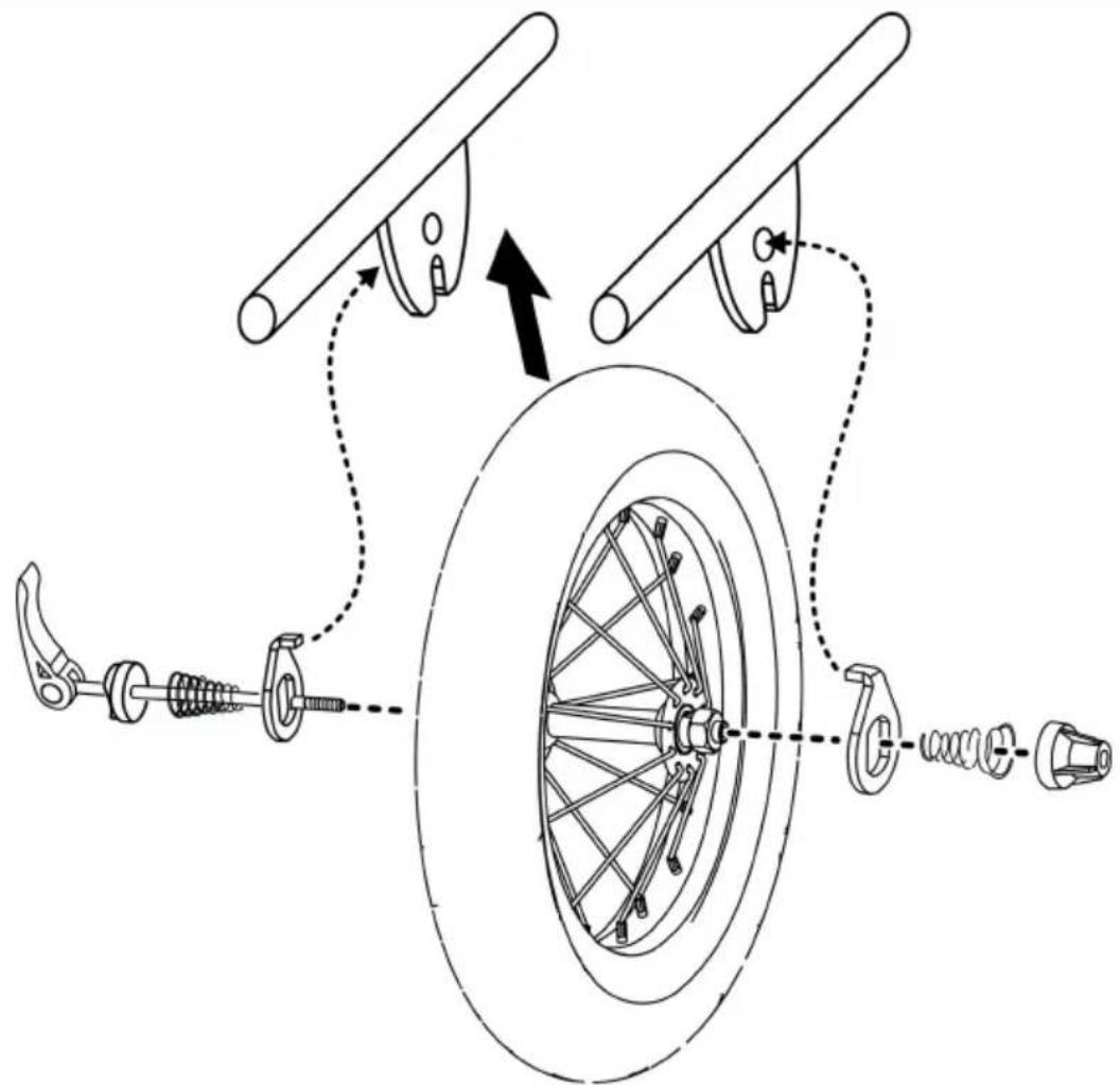 Vevor CT910 - Anbringen der Räder - 1
