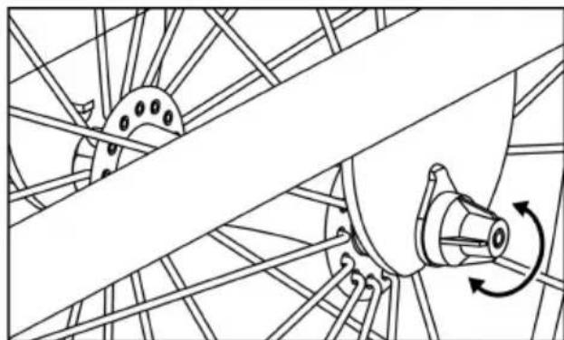 Vevor CT910 - Attaching the Wheels - 3