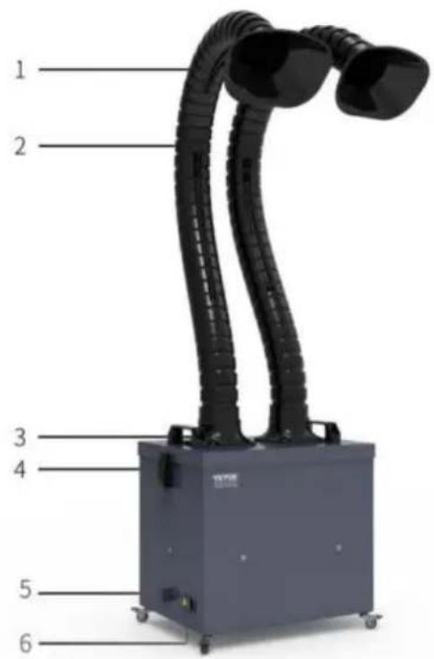 Vevor DX2000 - ASPETTO STRUTTURA - 1