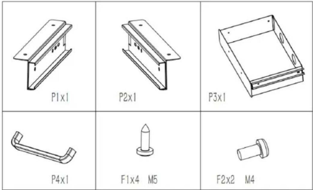 Vevor CT-2 - Part List - CT-1 - 1