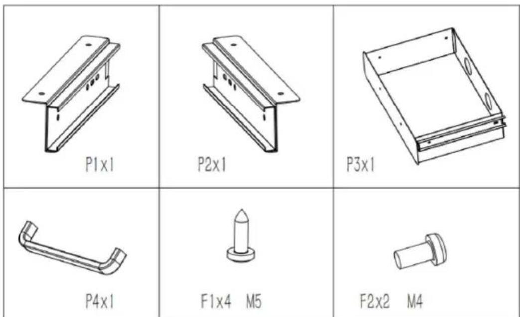 Vevor CT-2 - Part List - CT-1 - 1