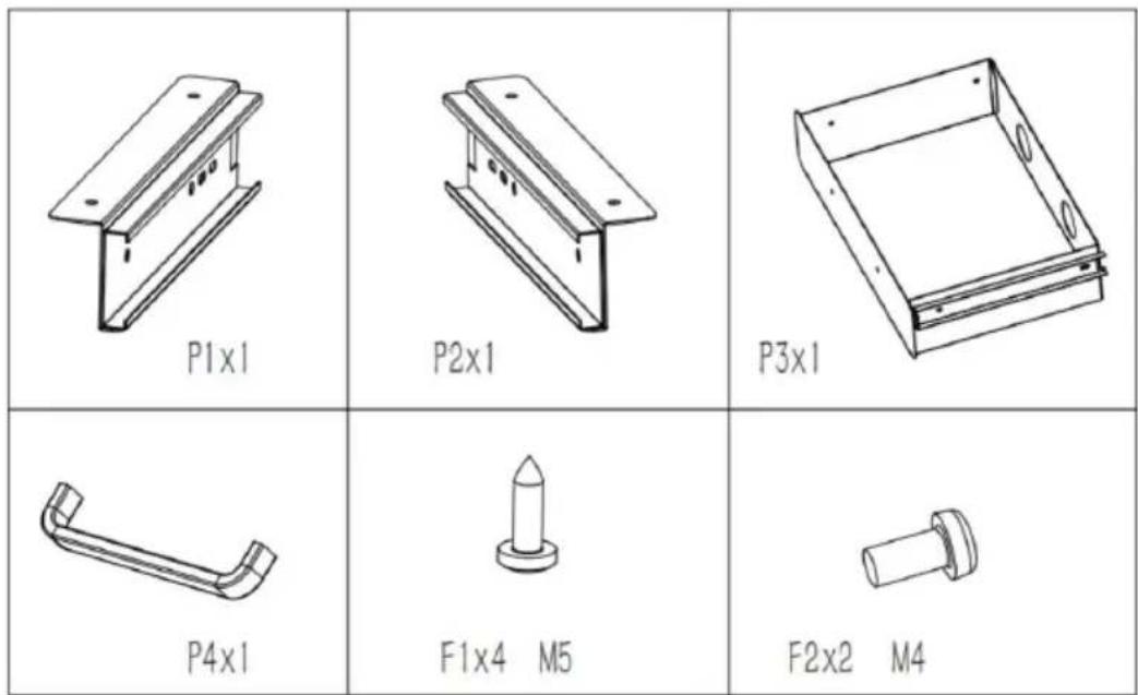 Vevor CT-2 - Part List - CT-1 - 1
