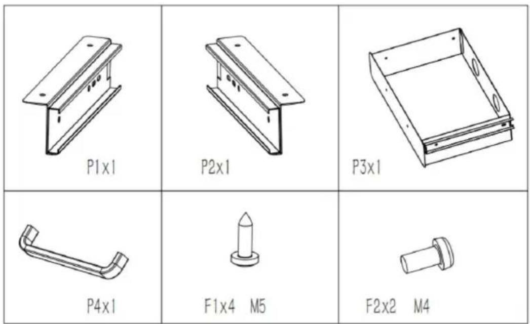 Vevor CT-2 - Part List - CT-1 - 1