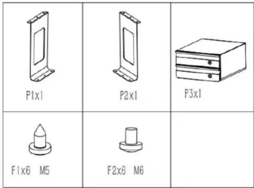 Vevor CT-2 - Part List - CT-3 - 1