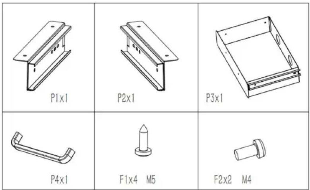 Vevor CT-2 - Part List - CT-1 - 1