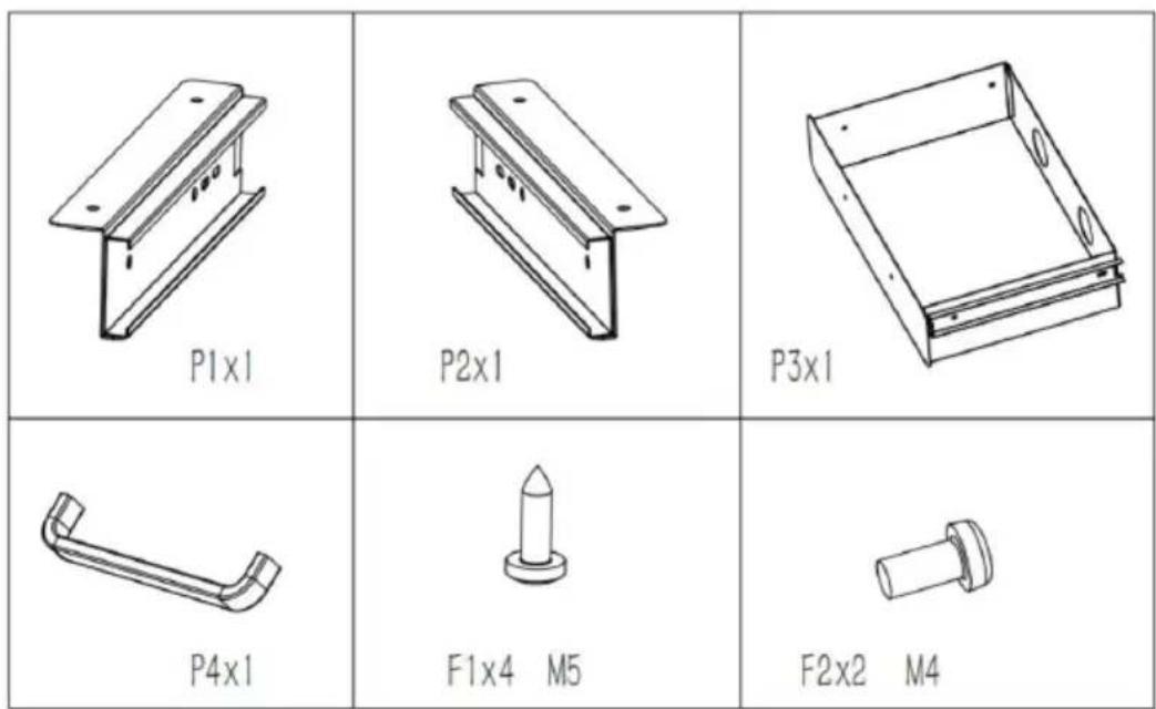 Vevor CT-2 - Part List - CT-1 - 1