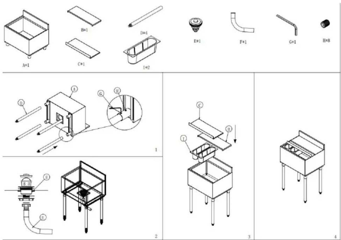 Vevor CIBT1936 - LIST OF ACCESSORIES - 10