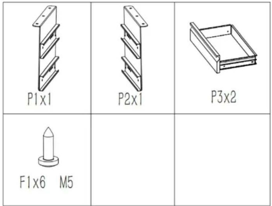 Vevor CT-4 - Part List - CT-5 - 1