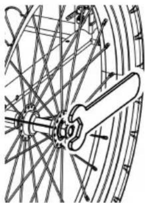 Vevor CT903L - Attaching the Wheels - 3