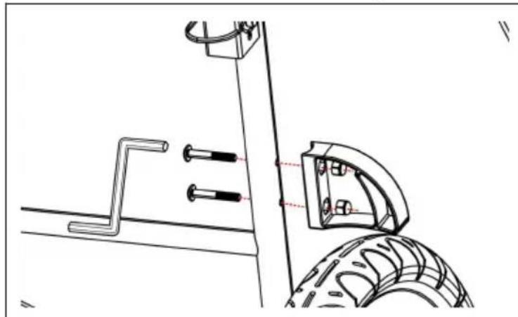 Vevor CT903L - Instalación de los protectores de ruedas - 1