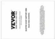 Vevor DHZJ-300/600KG - Parts List - 13