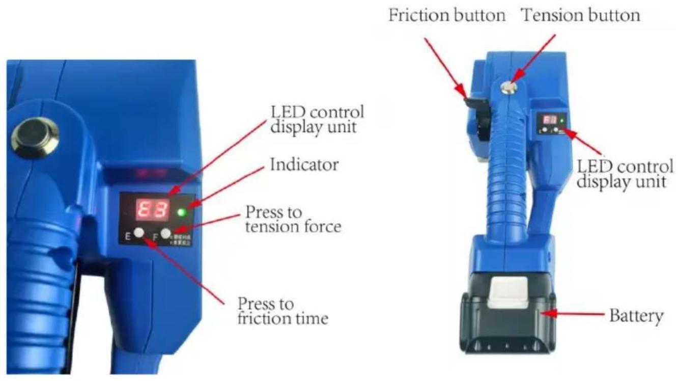Vevor DS-16 - Elementos operativos - 1