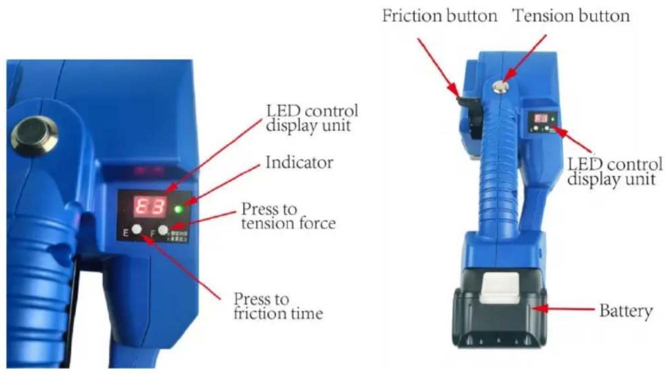 Vevor DS-16 - Bedienelemente - 1