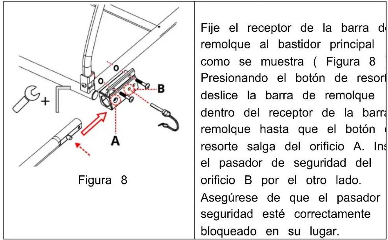 Vevor CT902B - Instalación de la barra de remolque - 1