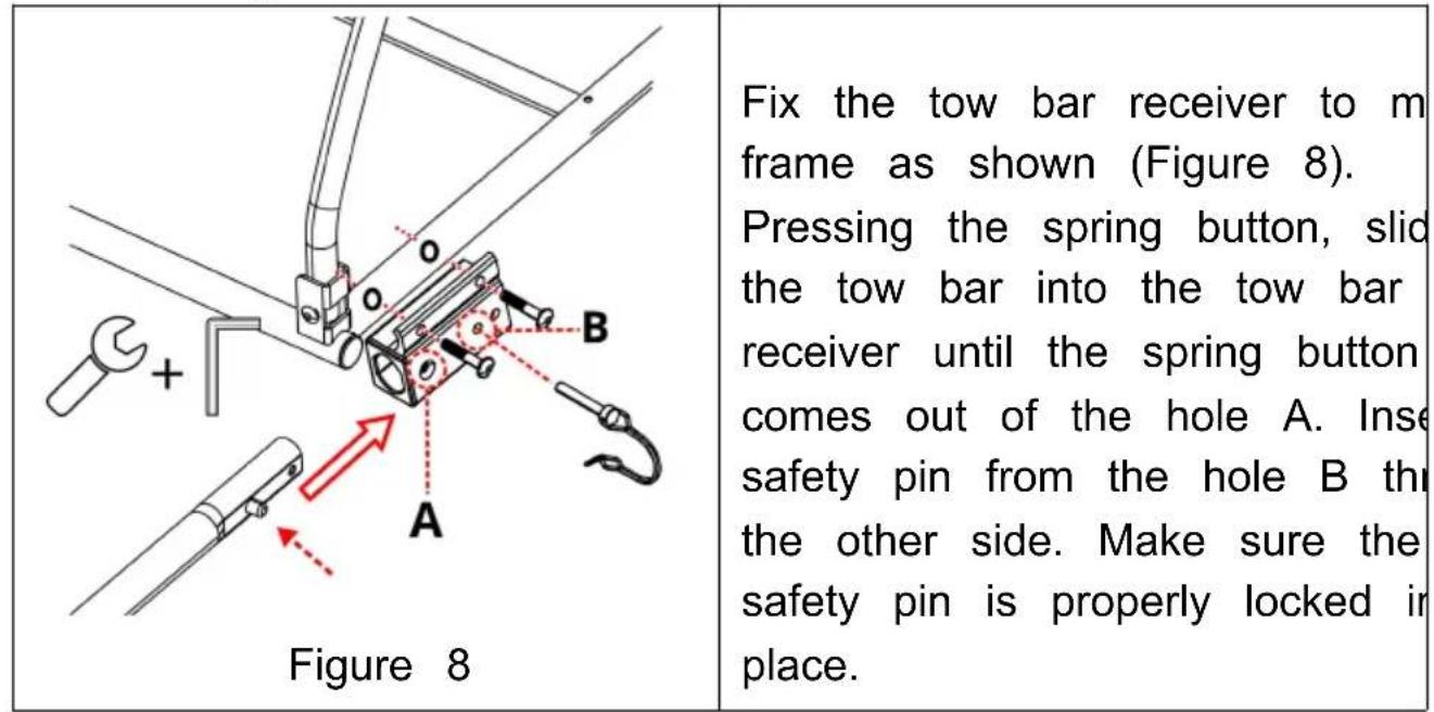 Vevor CT902B - Installing the Tow Bar - 1