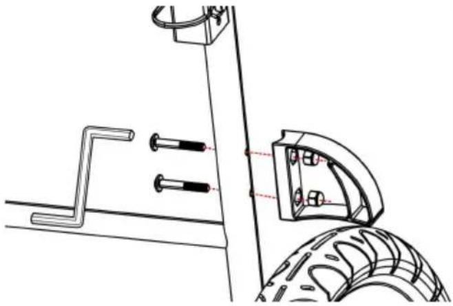 Vevor CT902B - Installing the Wheel Guards - 1
