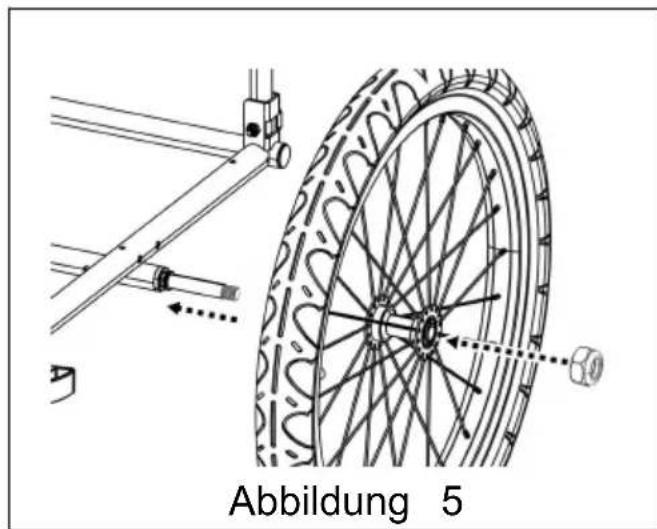 Vevor CT902B - Anbringen der Räder - 1