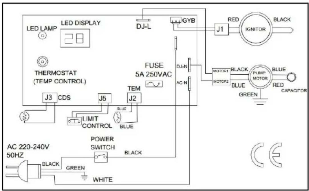 Vevor DG-K70 - Wiring Diagrams - 2