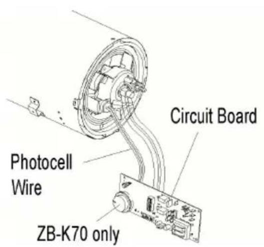 Vevor DG-K70 - CÉLULA FOTOELÉCTRICA: - 2