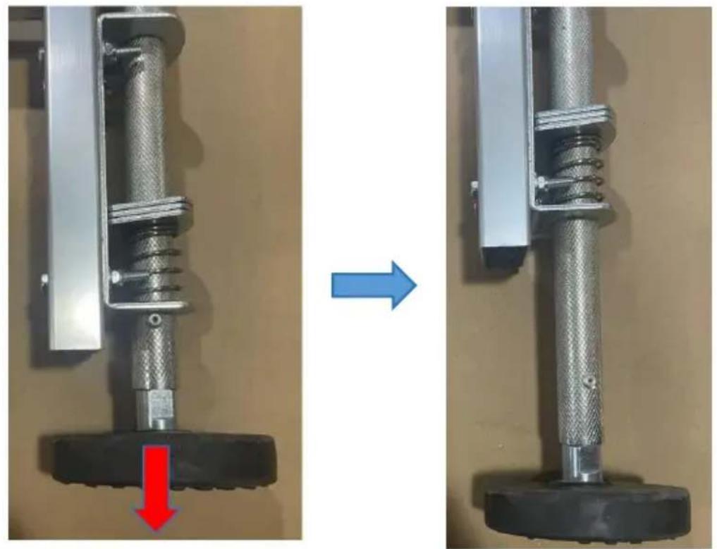 Vevor DX-4000 - Adjusting Length - 1